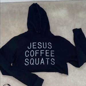 Crop hoodie